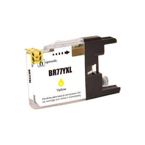 Brother LC77XLY Yellow Ink Cartridge 1,200 Pages- Compatible Brother LC77XLY Yellow Ink Cartridge 1,200 Pages- Compatible