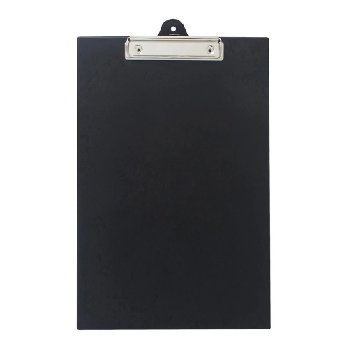 OSC Clipboard PVC Single Foolscap Black OSC Clipboard PVC Single Foolscap Black