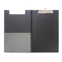 Clipboard PVC Double Foolscap Black