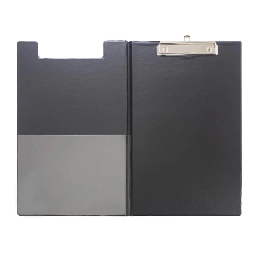 OSC Clipboard PVC Double Foolscap Black OSC Clipboard PVC Double Foolscap Black