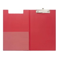 Clipboard PVC Double Foolscap Red