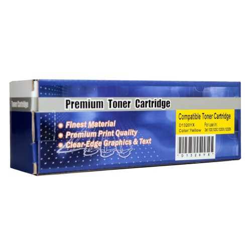 Dell 1320C Yellow Toner - 2000 Pages - Compatible