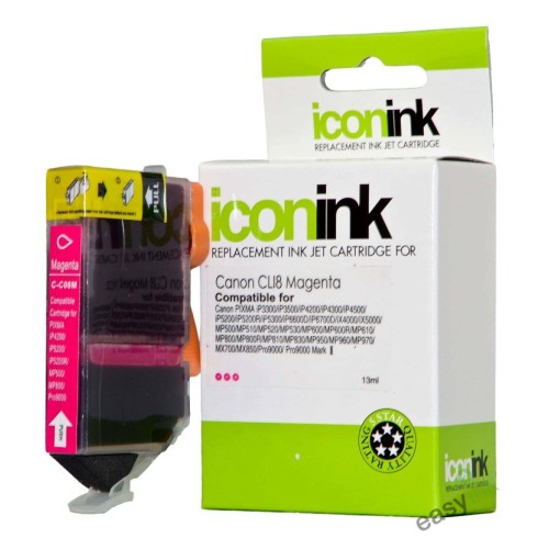 Canon CLi8M Magenta Ink Cartridge - Compatible Canon CLi8M Magenta Ink Cartridge - Compatible
