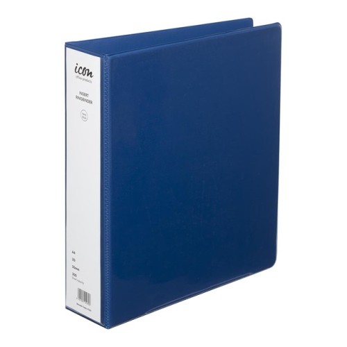 Insert Binder A4 2D 50mm Navy Blue Insert Binder A4 2D 50mm Navy Blue
