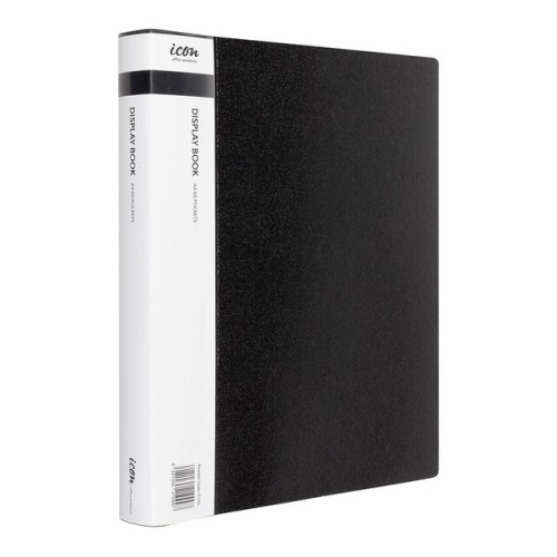 Display Book A4 with Insert Spine 60 Pocket Black Display Book A4 with Insert Spine 60 Pocket Black