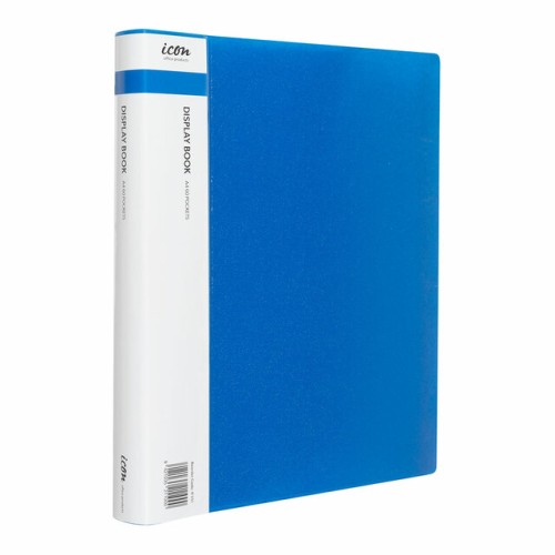 Display Book A4 with Insert Spine 60 Pocket Blue Display Book A4 with Insert Spine 60 Pocket Blue