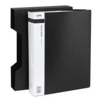 Display Book A4 with Insert Spine 80 Pocket with Case Black Display Book A4 with Insert Spine 80 Pocket with Case Black