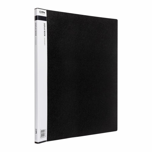 Display Book A3 with Insert Spine 20 Pocket Black Display Book A3 with Insert Spine 20 Pocket Black