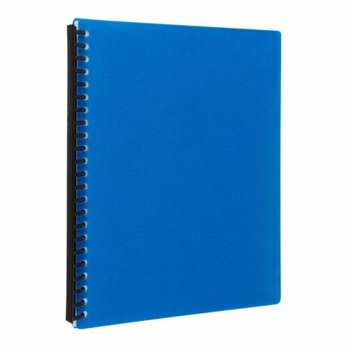 Refillable Display Book 20 Pocket Blue Refillable Display Book 20 Pocket Blue