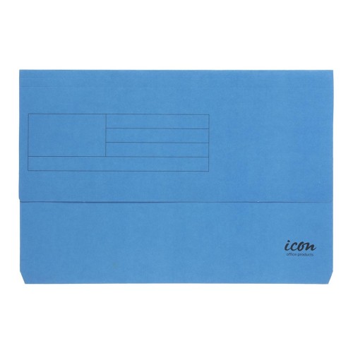 Card Document Wallet 25mm Expanding Gusset Blue Foolscap Card Document Wallet 25mm Expanding Gusset Blue Foolscap