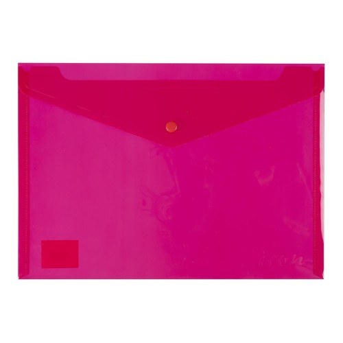 PP Document Wallet A4 Button Closure Red PP Document Wallet A4 Button Closure Red