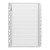 Cardboard Indices with Reinforced Tabs 1-31 White