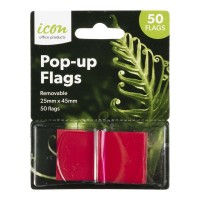 Pop-up Red Flags 25x45mm 50-Pack Pop-up Red Flags 25x45mm 50-Pack