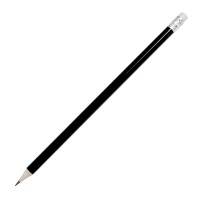 HB Pencil Round with Eraser Black