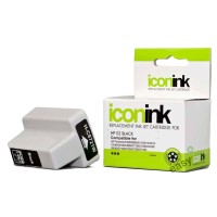 HP 02 C8721WA Black Ink Cartridge - Compatible