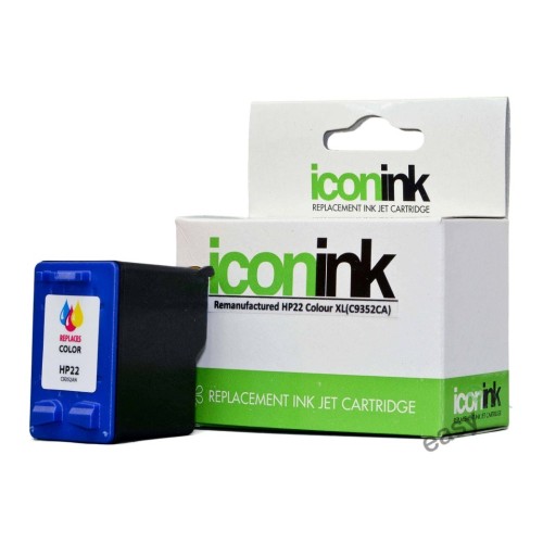 HP 22XL C9352CA Colour Ink Cartridge 415 Pages - Compatible