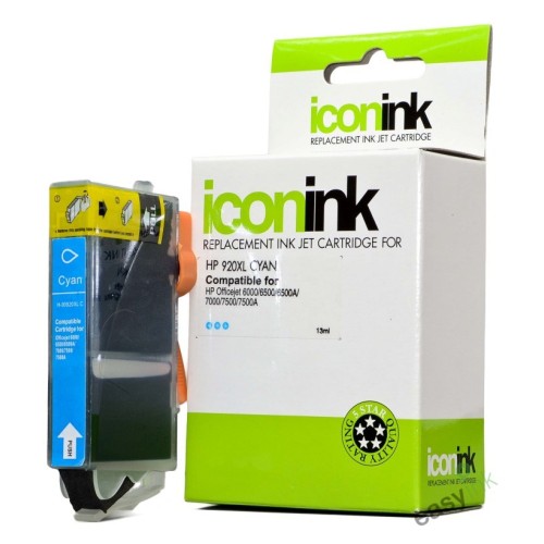 HP 920XL CD972AA Cyan Ink Cartridge - Compatible HP 920XL CD972AA Cyan Ink Cartridge - Compatible