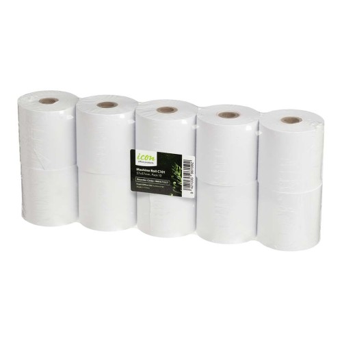 10 Thermal Rolls 59gsm 57mm x 75mm x 51.65m