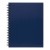 Spiral Notebook A5 Hard Cover Blue 200 pg