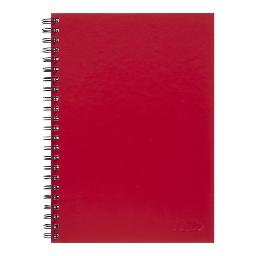 3-Pack Spiral Notebook A4 Hard Cover Red 200 pg 3-Pack Spiral Notebook A4 Hard Cover Red 200 pg