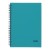 Spiral Notebook A5 PP Cover Aqua 200 pg