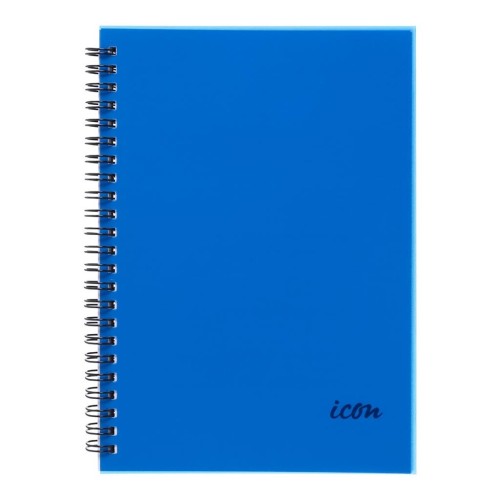 3-Pack Spiral Notebook A5 PP Cover Blue 200 pg 3-Pack Spiral Notebook A5 PP Cover Blue 200 pg