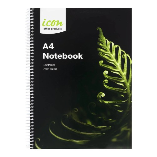 3-Pack Spiral Notebook A4 Soft cover 120 pg 3-Pack Spiral Notebook A4 Soft cover 120 pg