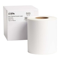 Thermal Labels Perforated 102mm x 76mm 500 Labels