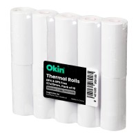 10-Pack Thermal Roll BPA Free 57mm x 25mm 65gsm