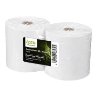 2 Thermal Rolls 65gsm 80mm x 80mm x 65.9m