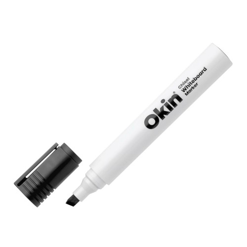 Okin Whiteboard Marker Chisel Tip Black Okin Whiteboard Marker Chisel Tip Black