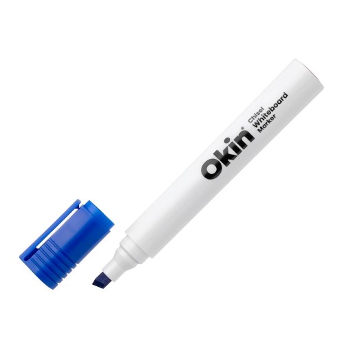 Okin Whiteboard Marker Chisel Tip Blue Okin Whiteboard Marker Chisel Tip Blue