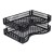 2 x Okin Document Trays Black 395mm x 260mm x 60mm