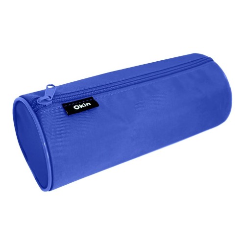 Large Barrel Pencil Case Blue 220mm x 90mm Large Barrel Pencil Case Blue 220mm x 90mm