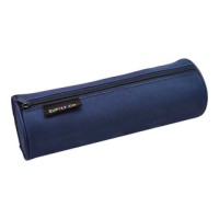 Pencil Case Tube Navy Blue 21x8cm
