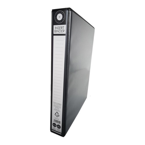OSC Insert Binder A4 4D 25mm Black OSC Insert Binder A4 4D 25mm Black