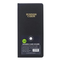 Business Card Holder Black 160 Cards