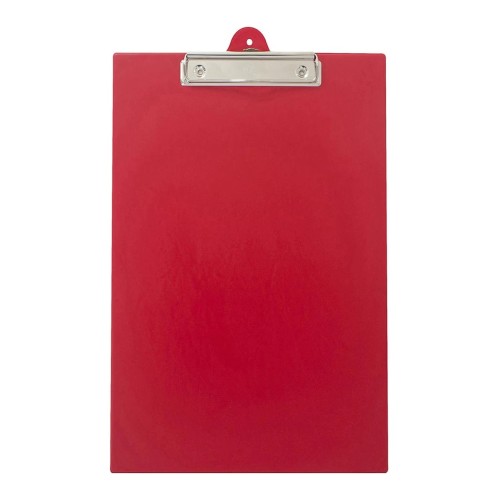 OSC Clipboard PVC Single Foolscap Red OSC Clipboard PVC Single Foolscap Red