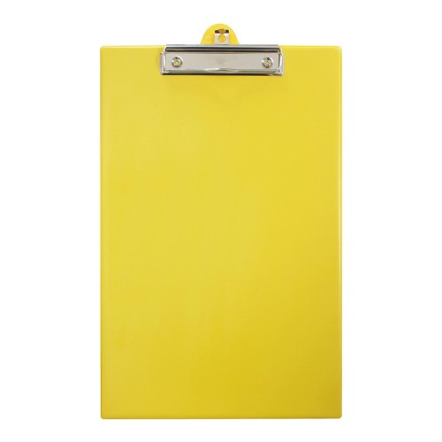 OSC Clipboard PVC Single Foolscap Yellow OSC Clipboard PVC Single Foolscap Yellow