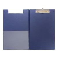 Clipboard PVC Double Foolscap Navy