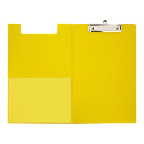 OSC Clipboard PVC Double Foolscap Yellow OSC Clipboard PVC Double Foolscap Yellow