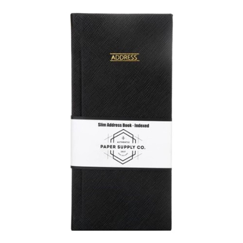OSC Citta Address Book Slimline Black OSC Citta Address Book Slimline Black