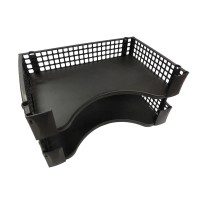 Document Tray Stackable Black Pack 2 Document Tray Stackable Black Pack 2