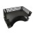 Document Tray Stackable Black Pack 2