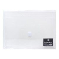 Document Wallet A4 Velcro Closure Clear Document Wallet A4 Velcro Closure Clear