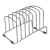 File Rack U Shaped 7 Slots Metal