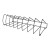 File Rack Triangular 8 Slots Black