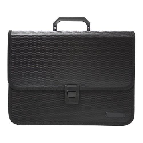 OSC Expanding File 3 Pocket Black Holds A4 Paper OSC Expanding File 3 Pocket Black Holds A4 Paper