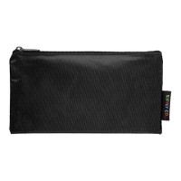 Pencil Case Flat Black 21x11cm
