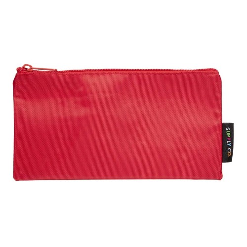 Pencil Case Flat Red 210x110mm Pencil Case Flat Red 210x110mm